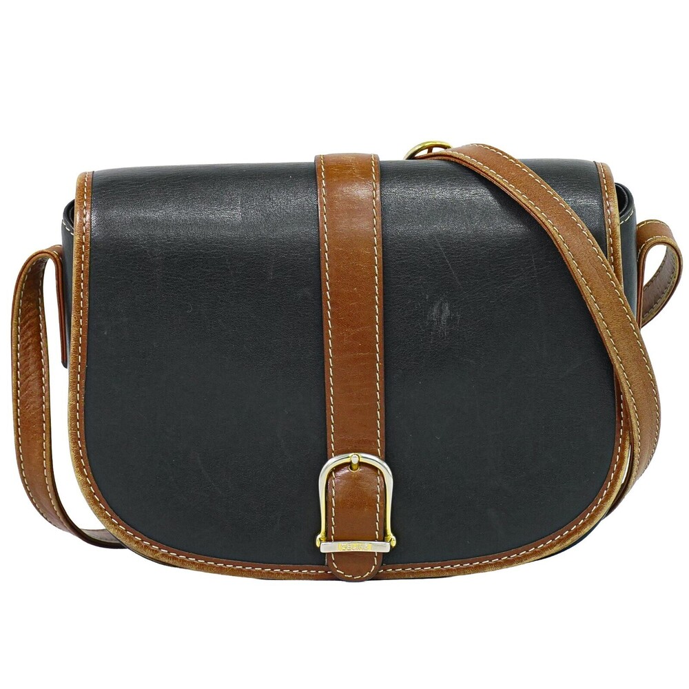 Celine Flap Shoulder Leather